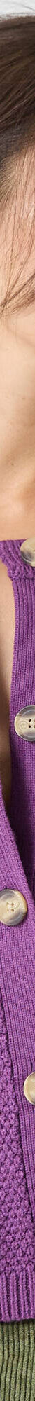 Gilet boutonné manches longues, maille fantaisie (violet) Gilet boutonné manches longues, maille fantaisie (violet)
